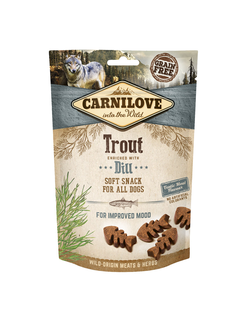 Carnilove Dog Semi Moist Snack Trout & Dill 200 g