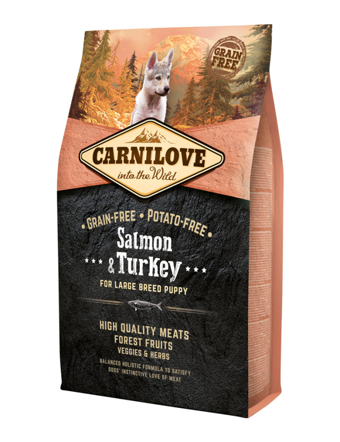 Carnilove Large Breed Puppy Salmon & Turkey 4 kg