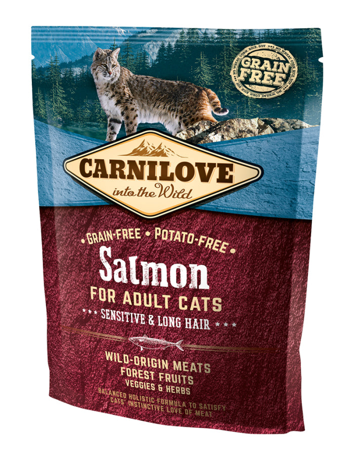 Carnilove Salmon Adult Sensitive Long Hair 400 g