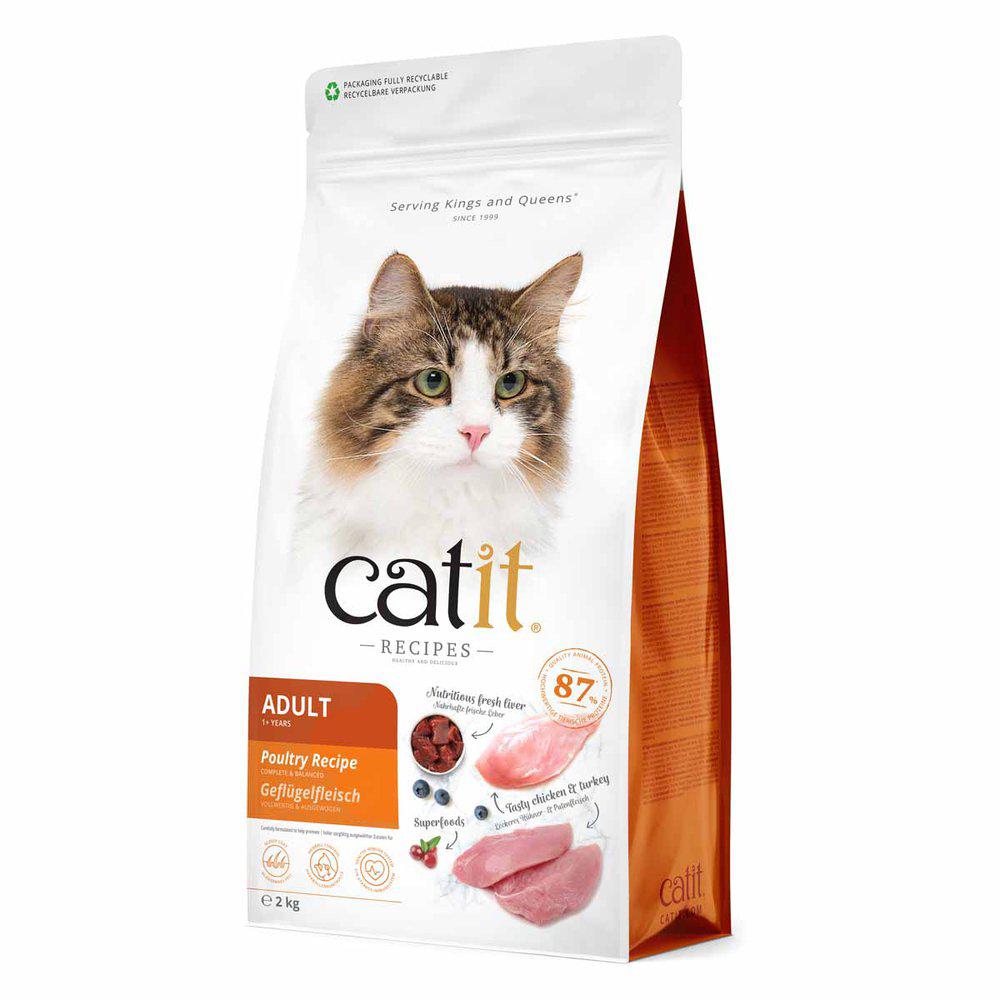 Catit Recipies Dry Adult Chicken & turkey 2kg