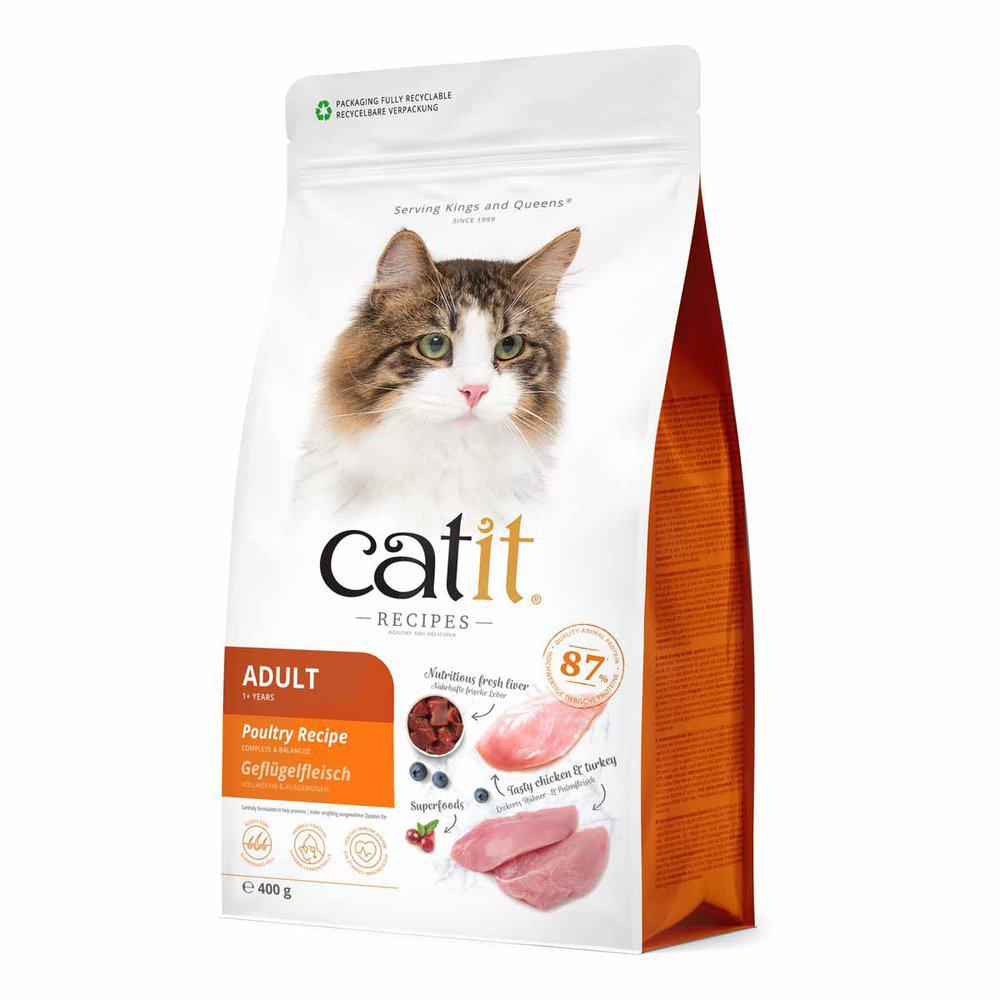 Catit Recipies Dry Adult Chicken & turkey 400g