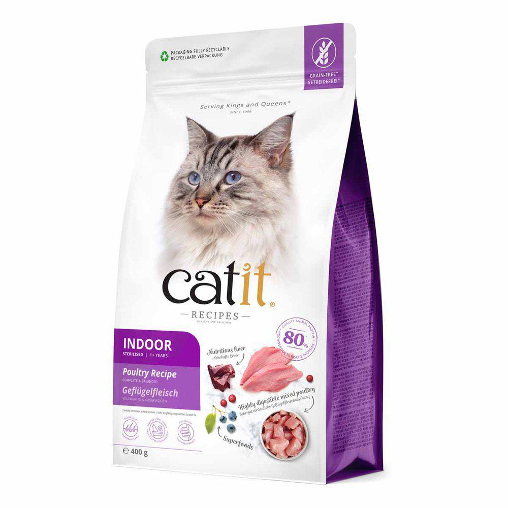 Catit Recipies Dry Adult Indoor Cat 400g