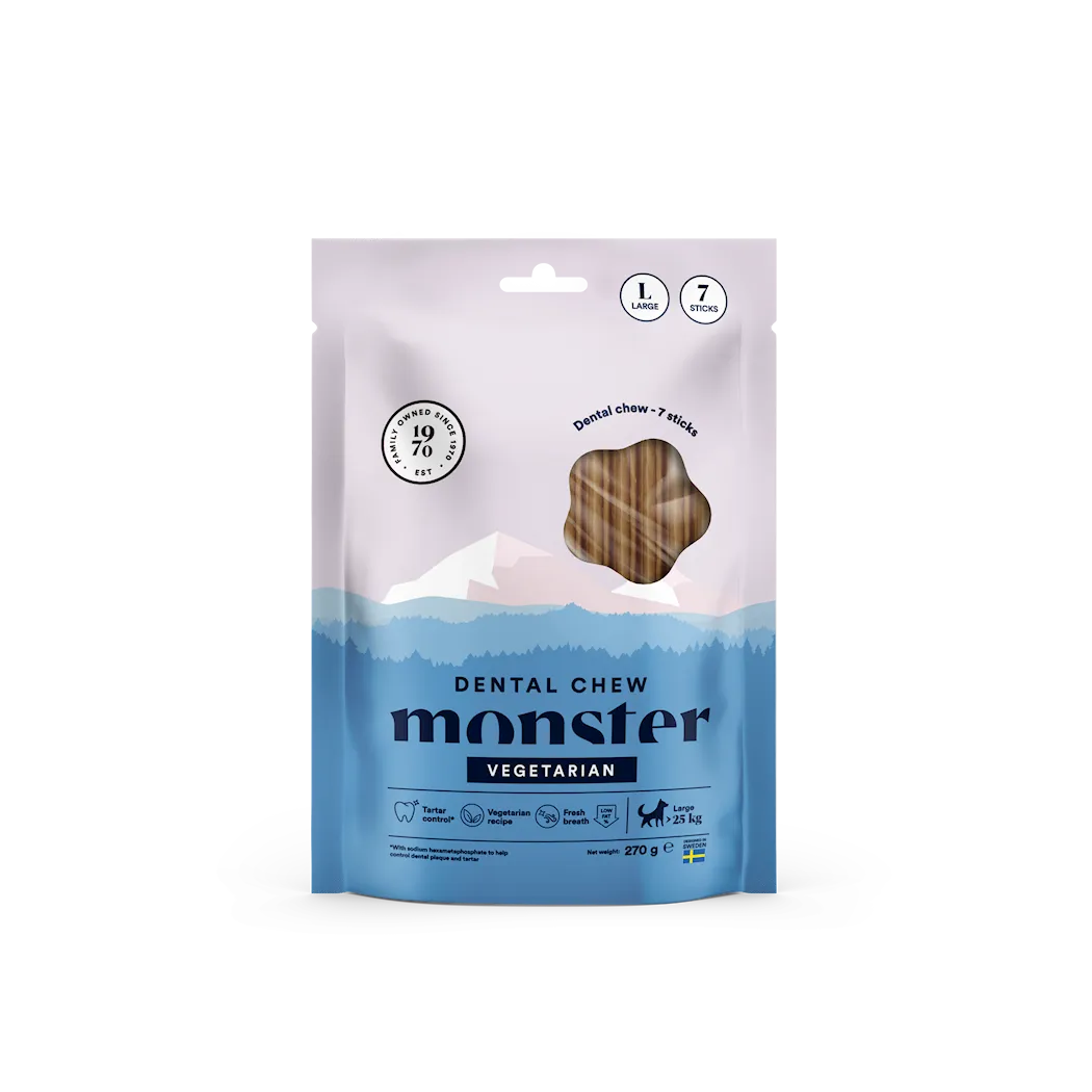 Monster Dog Dental Chew Vegetarian Large Week