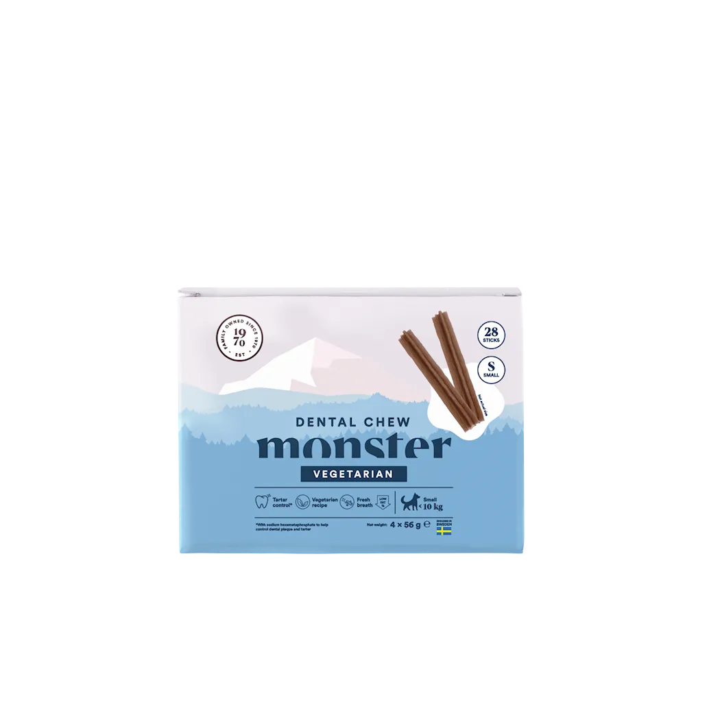 Monster Dog Dental Chew Vegetarian Small Month 28 pcs 224 g