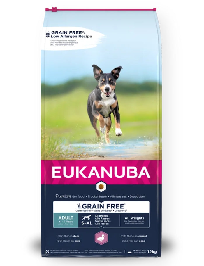 Eukanuba Dog Grain Free Adult Duck