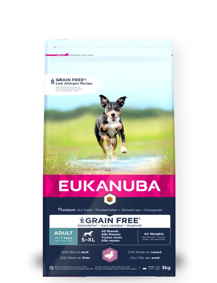 Eukanuba Dog Grain Free Adult Duck