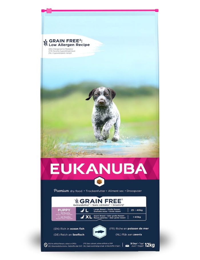 Eukanuba Dog Grain Free Puppy & Junior Large Ocean Fish