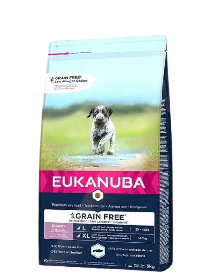 Eukanuba Dog Grain Free Puppy & Junior Large Ocean Fish