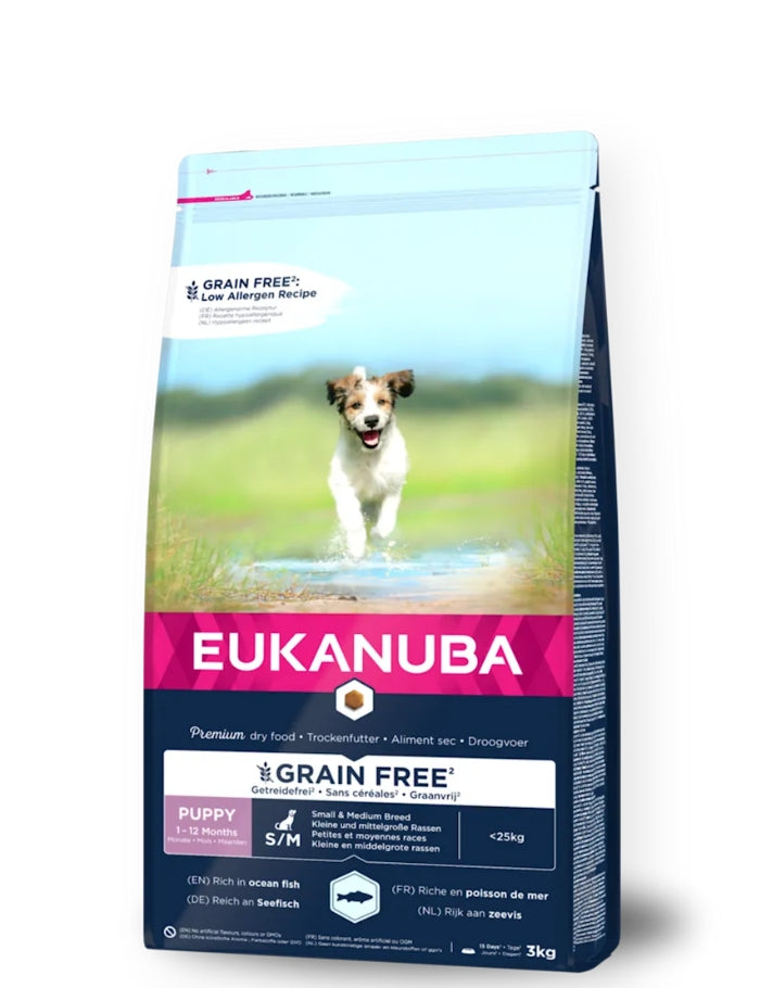 Eukanuba Dog Grain Free Puppy & Junior Small/Medium