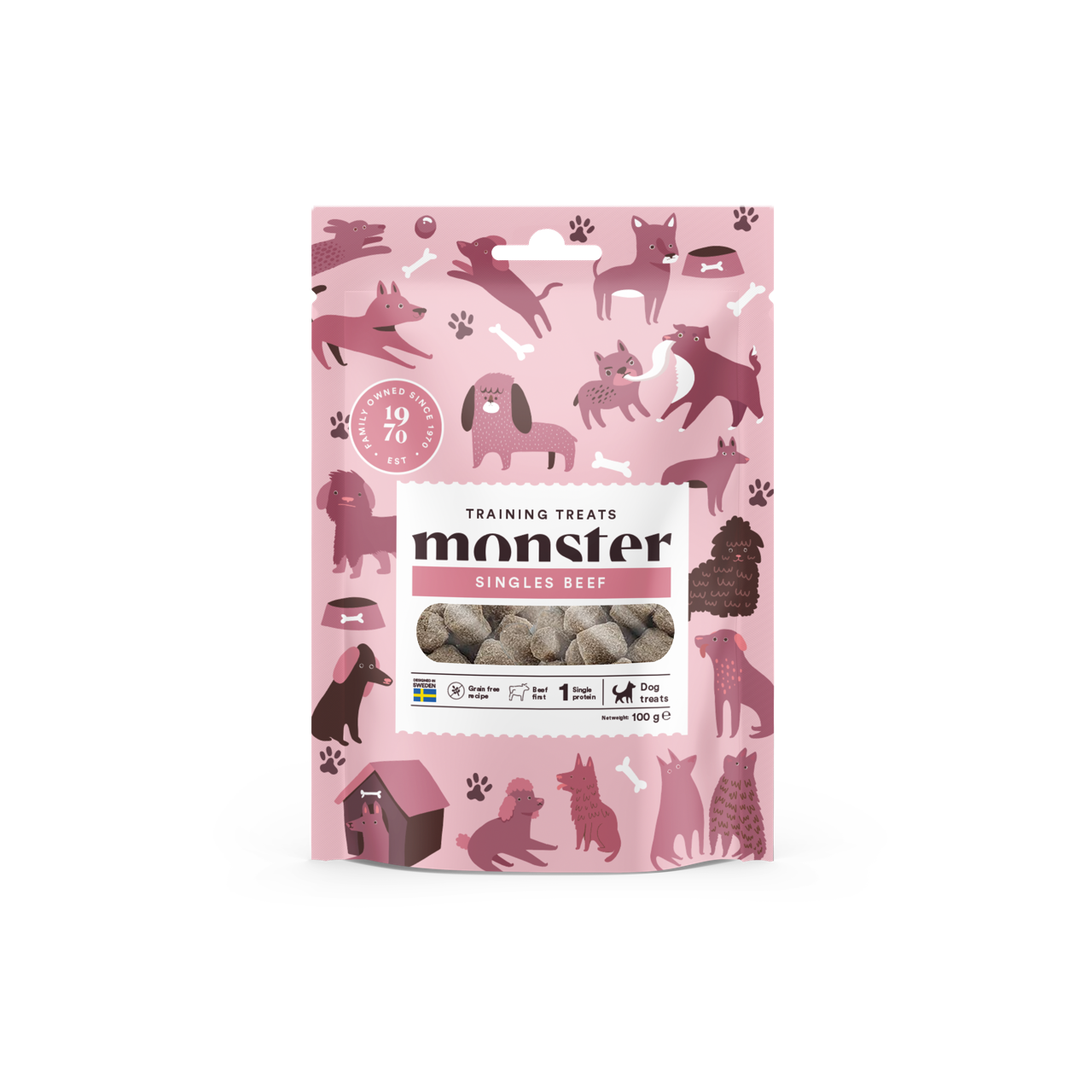 Monster Dog Treats Freeze dried Beef