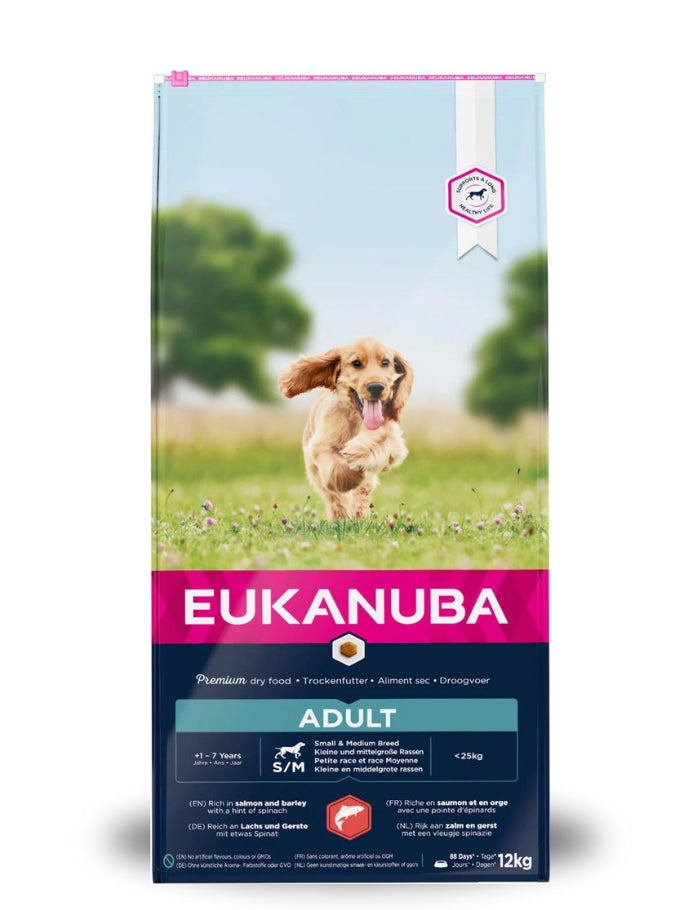 Eukanuba Dog Adult Small/Medium Breed Salmon & Barley