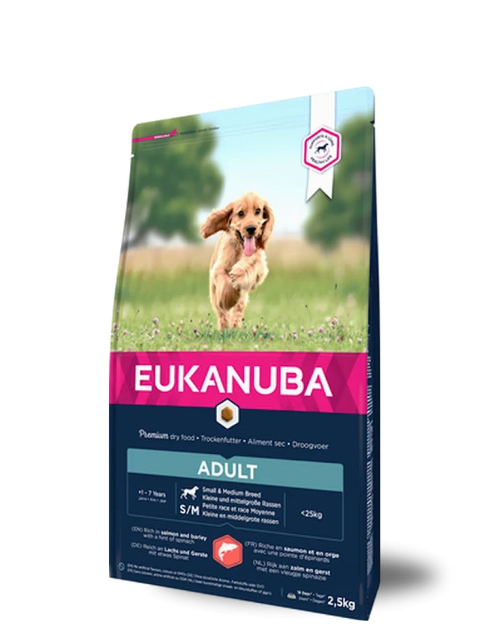 Eukanuba Dog Adult Small/Medium Breed Salmon & Barley