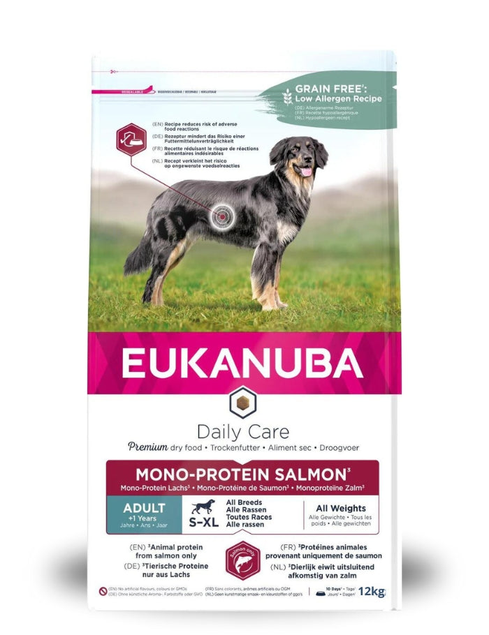 Eukanuba Dog Daily Care Mono- protein Salmon 12 kg