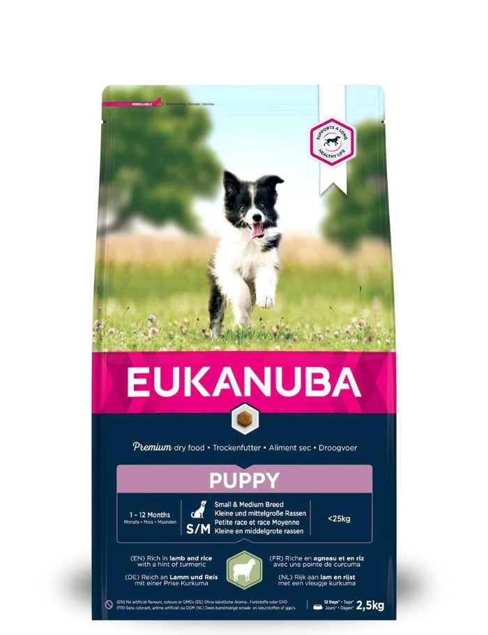 Eukanuba Dog Puppy & Junior Small/Medium Breed Lamb & Rice