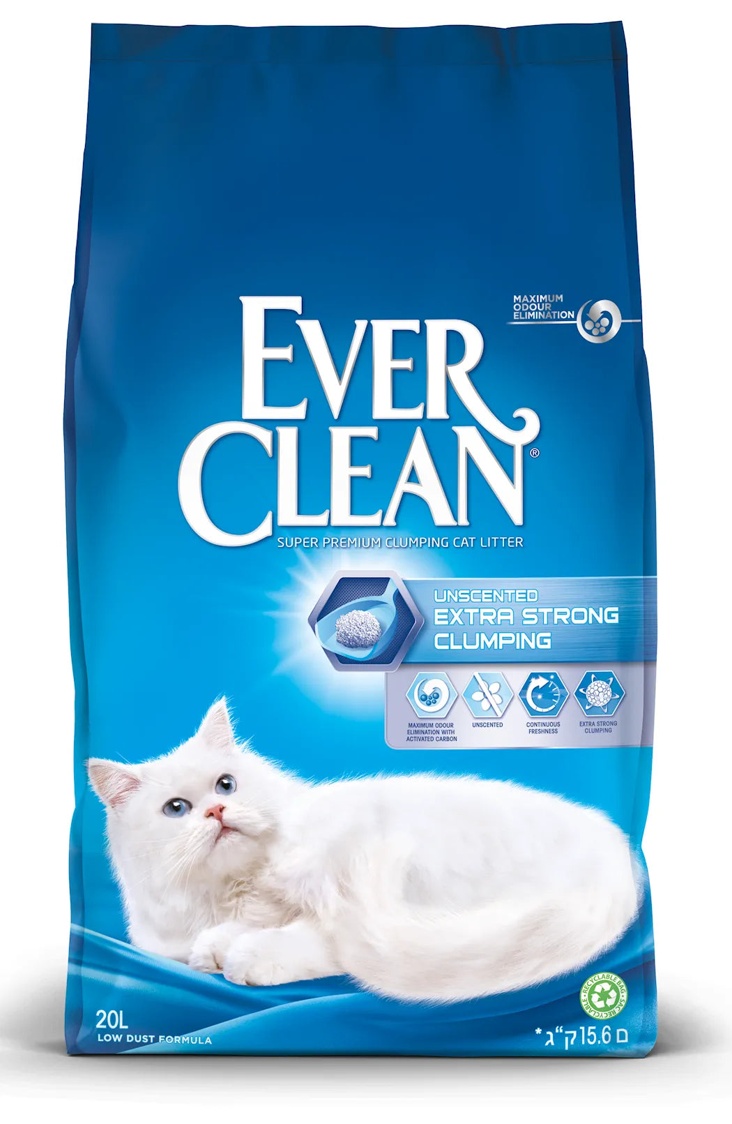 Ever Clean Extra Strong Unscented - Kattsand 20 L