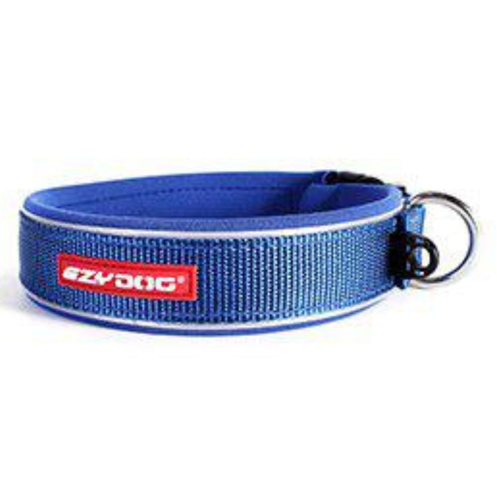 Ezydog Halsband Neopren Reflex Blå