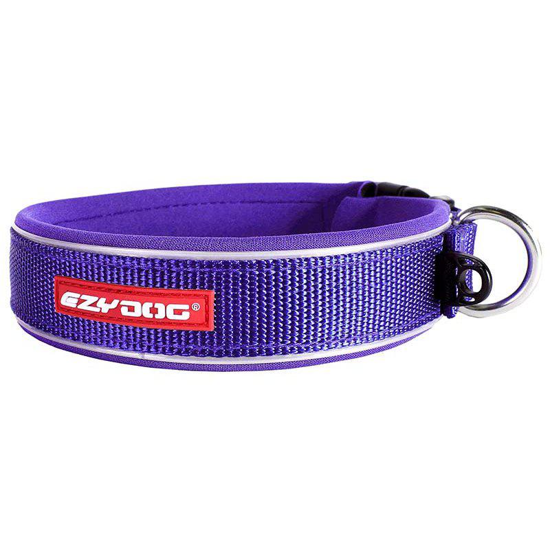 Ezydog Halsband Neopren Reflex Lila