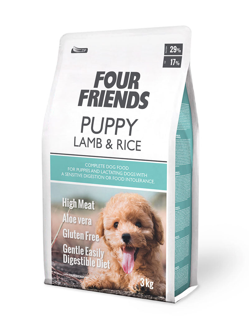 FourFriends Dog Puppy Lamb & Rice 3 kg