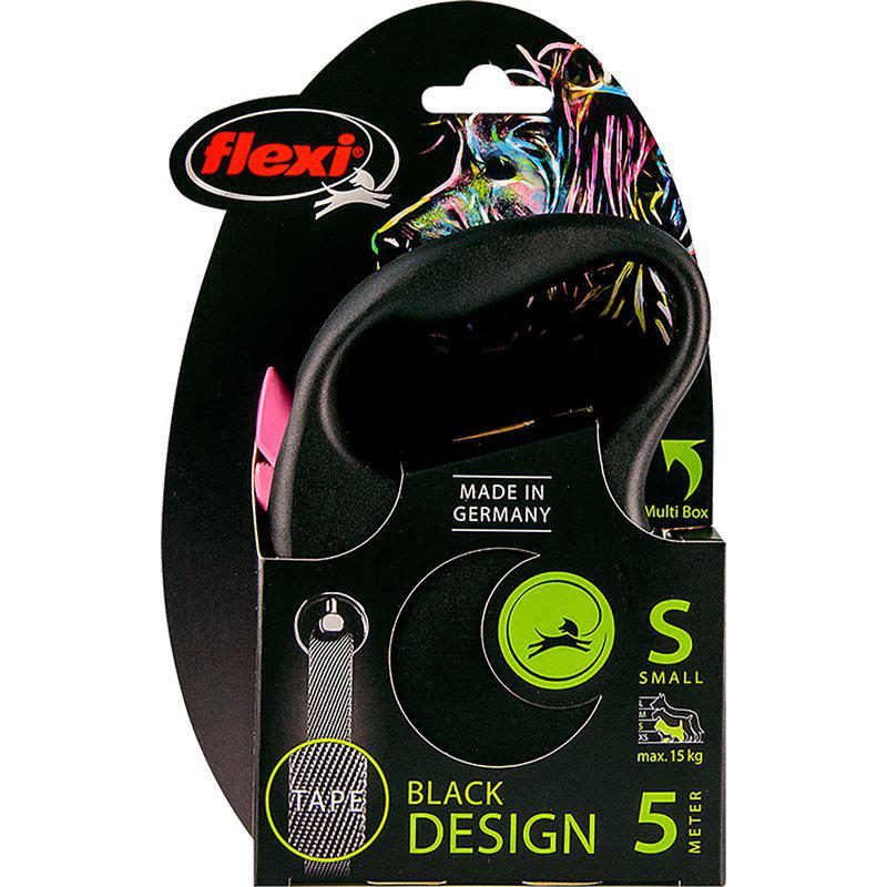 Flexi Koppel Black Design Band Rosa