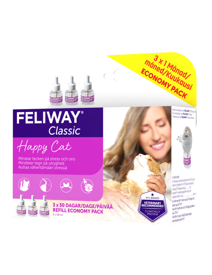 Feliway Classic Refill Diffuser 48 ml x 3 st