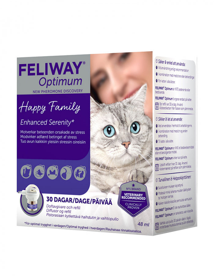 Feliway Optimum Doftavgivare Diffusor 48ml Startpaket