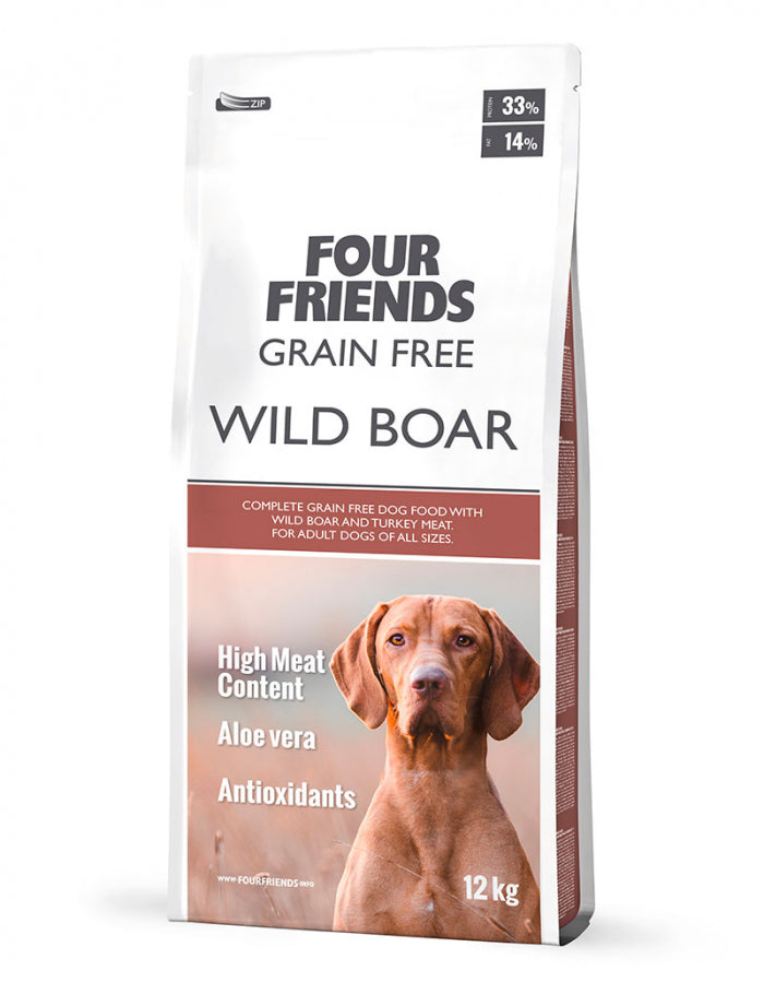 FourFriends Dog Grain Free Wild Boar 12kg