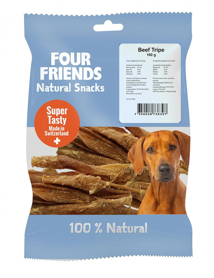 FourFriends Natural Snacks Beef Tripe 100g