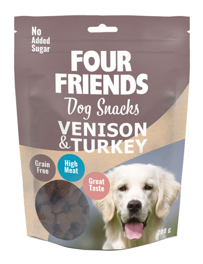 FourFriends Snacks Venison & Turkey 200g