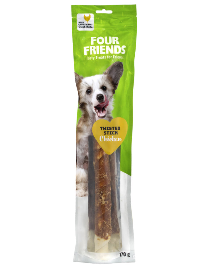 FourFriends Twisted Stick Chicken 1-pack, 40cm