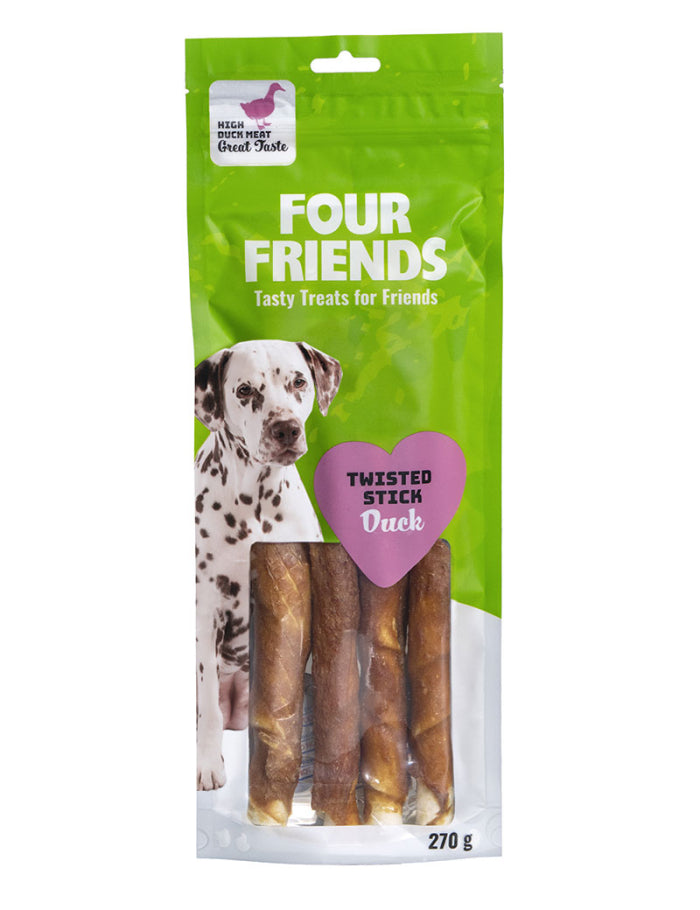 FourFriends Twisted Stick Duck 4-pack, 25cm