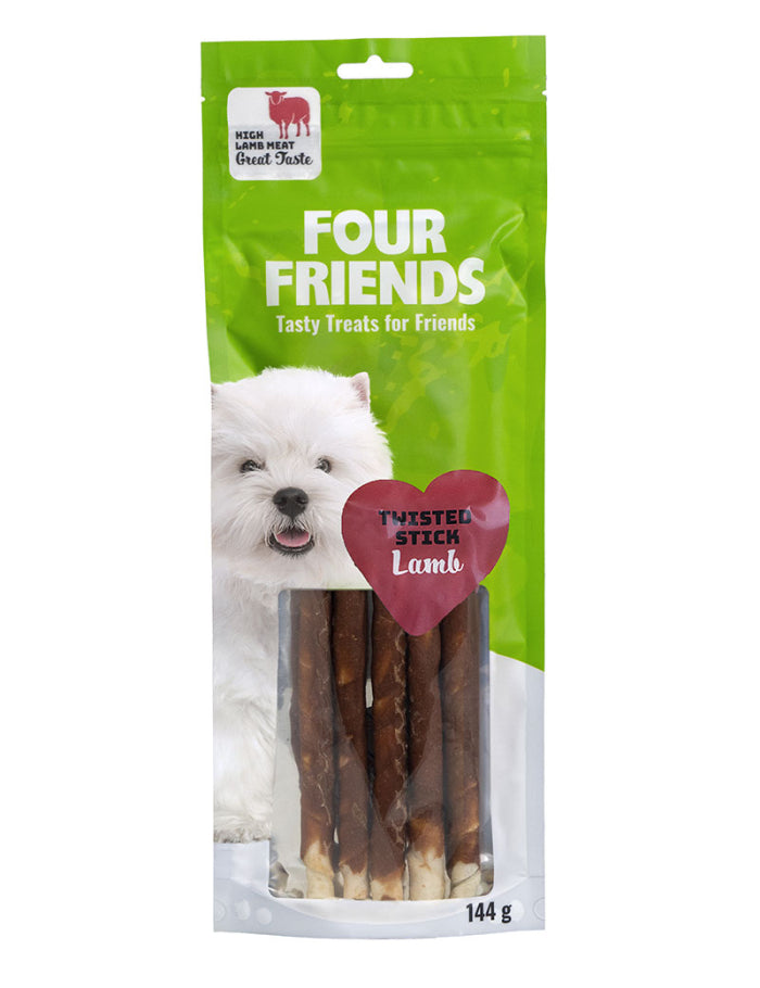 FourFriends Twisted Stick Lamb 5-pack, 25cm