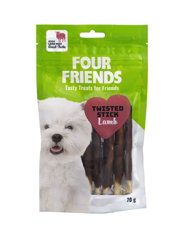 FourFriends Twisted Stick Lamb 7-pack, 12,5 cm