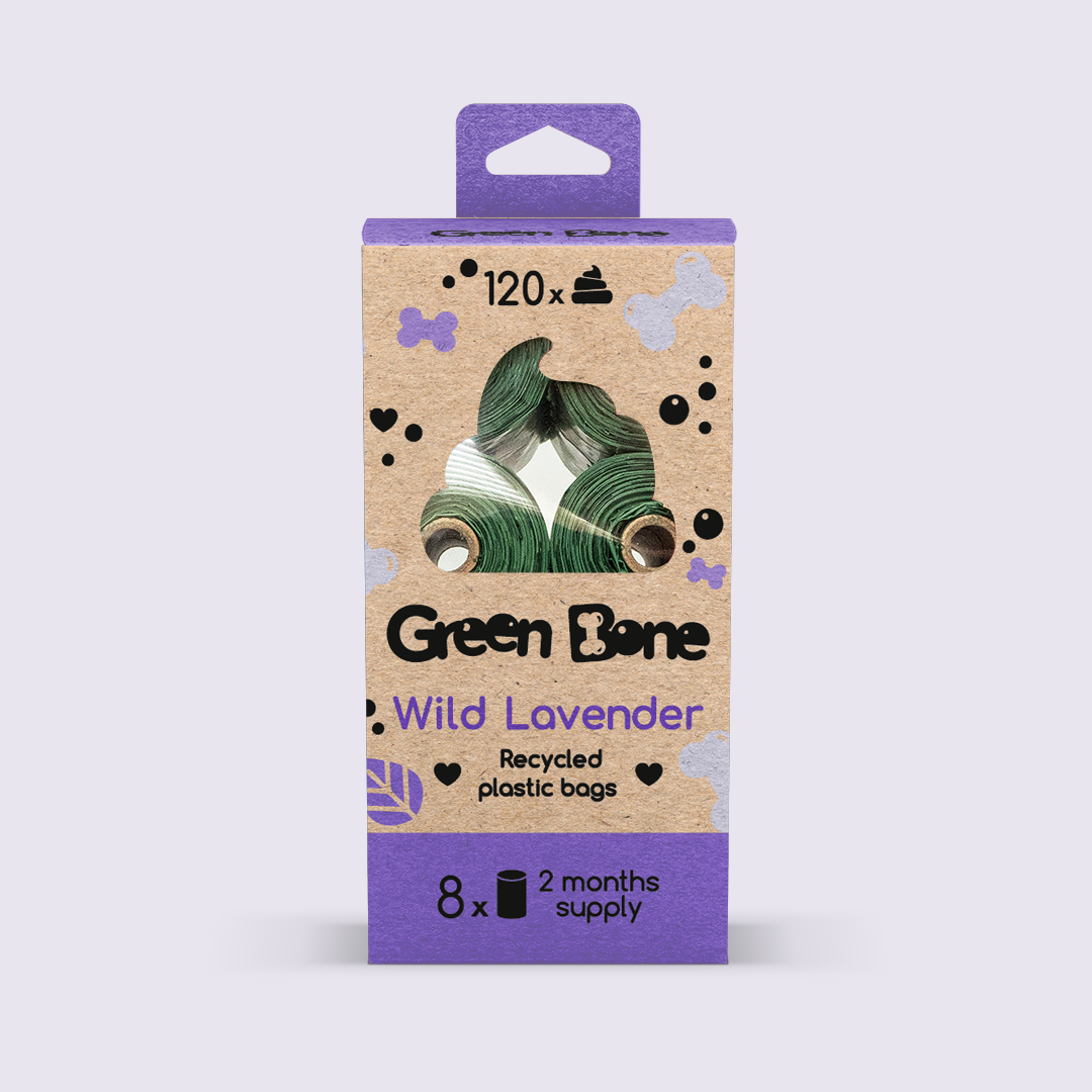 Green Bone Wild Lavender 8 rullar / 120 påsar