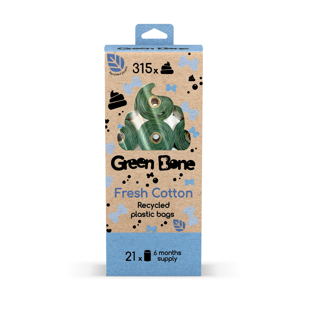 Green Bone Fresh Cotton 21 rullar / 315 påsar