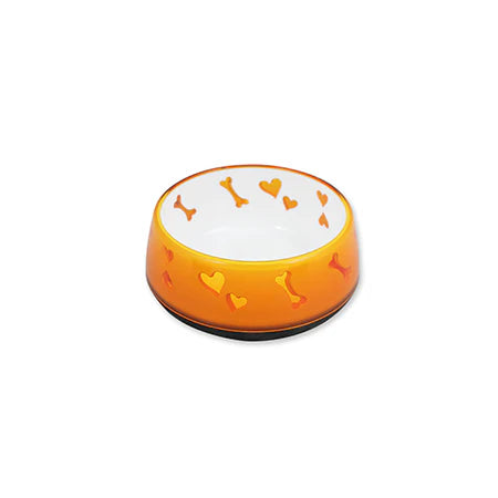 Hundskål Pet Love Bowl Orange