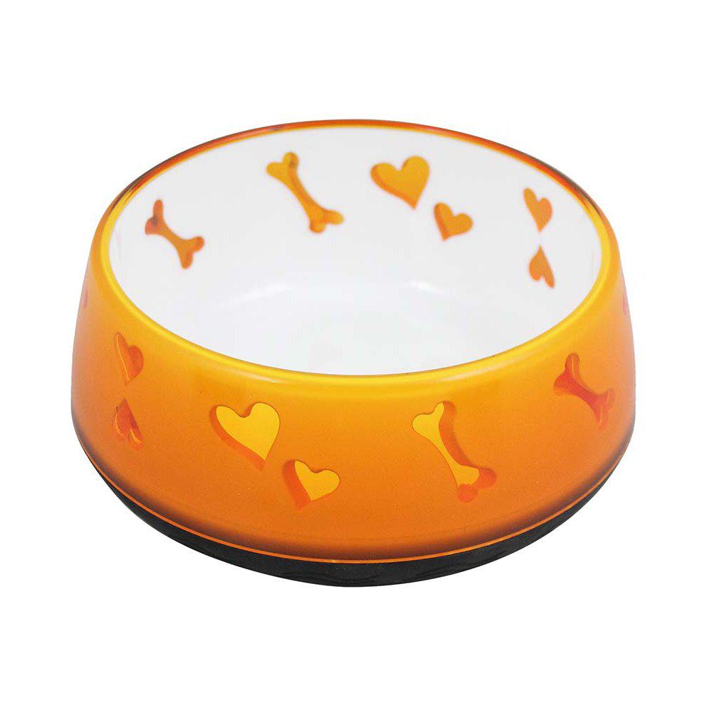 Hundskål Pet Love Bowl Orange