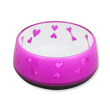 Hundskål Pet Love Bowl Rosa