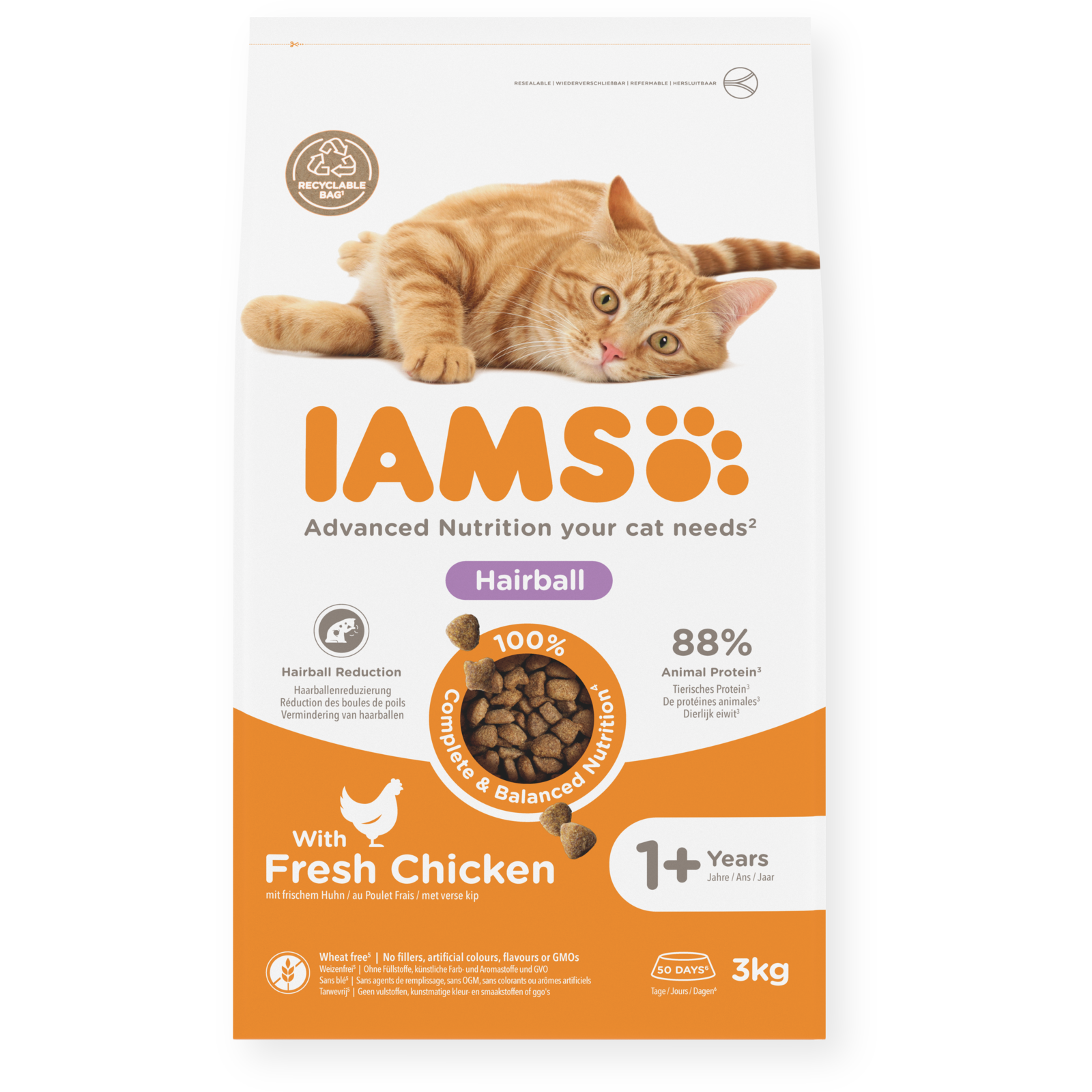 Iams Cat Adult Hairball