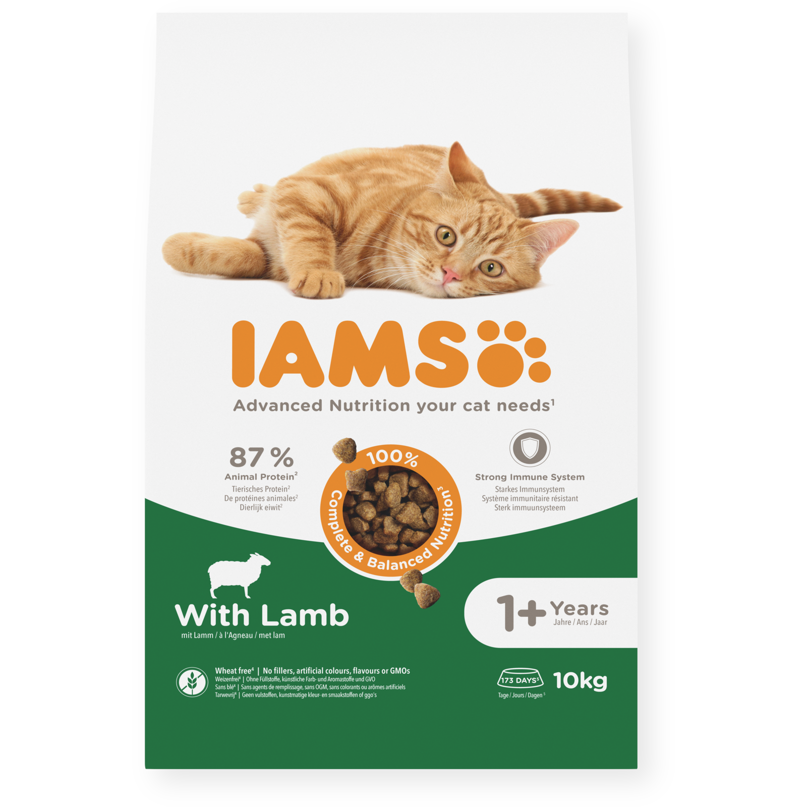 Iams Cat Adult Lamb 10 kg