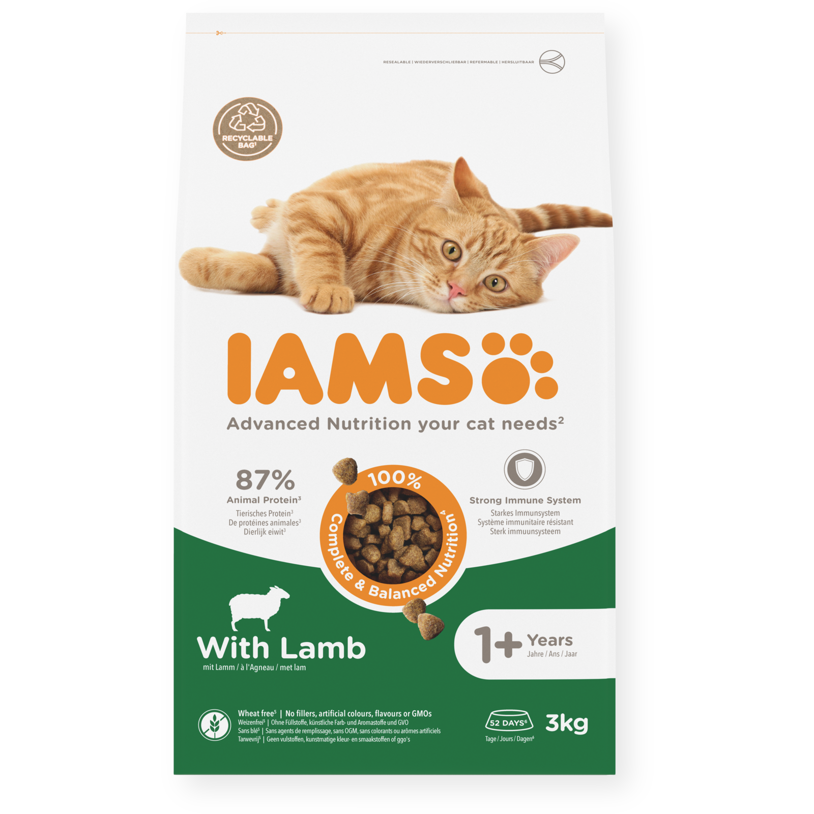 Iams Cat Adult Lamb