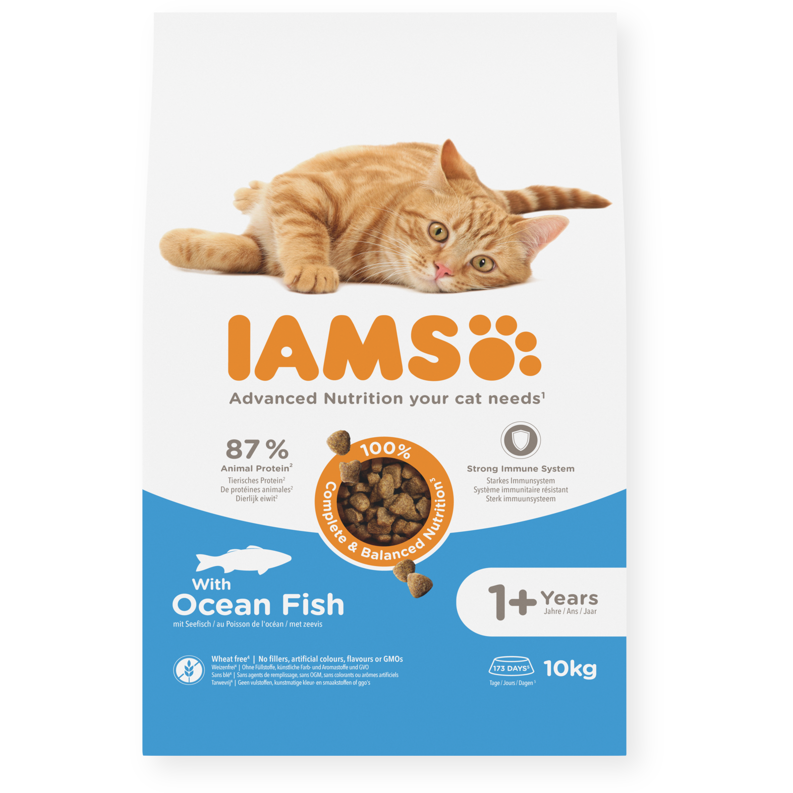 Iams Cat Adult Ocean Fish 10 kg