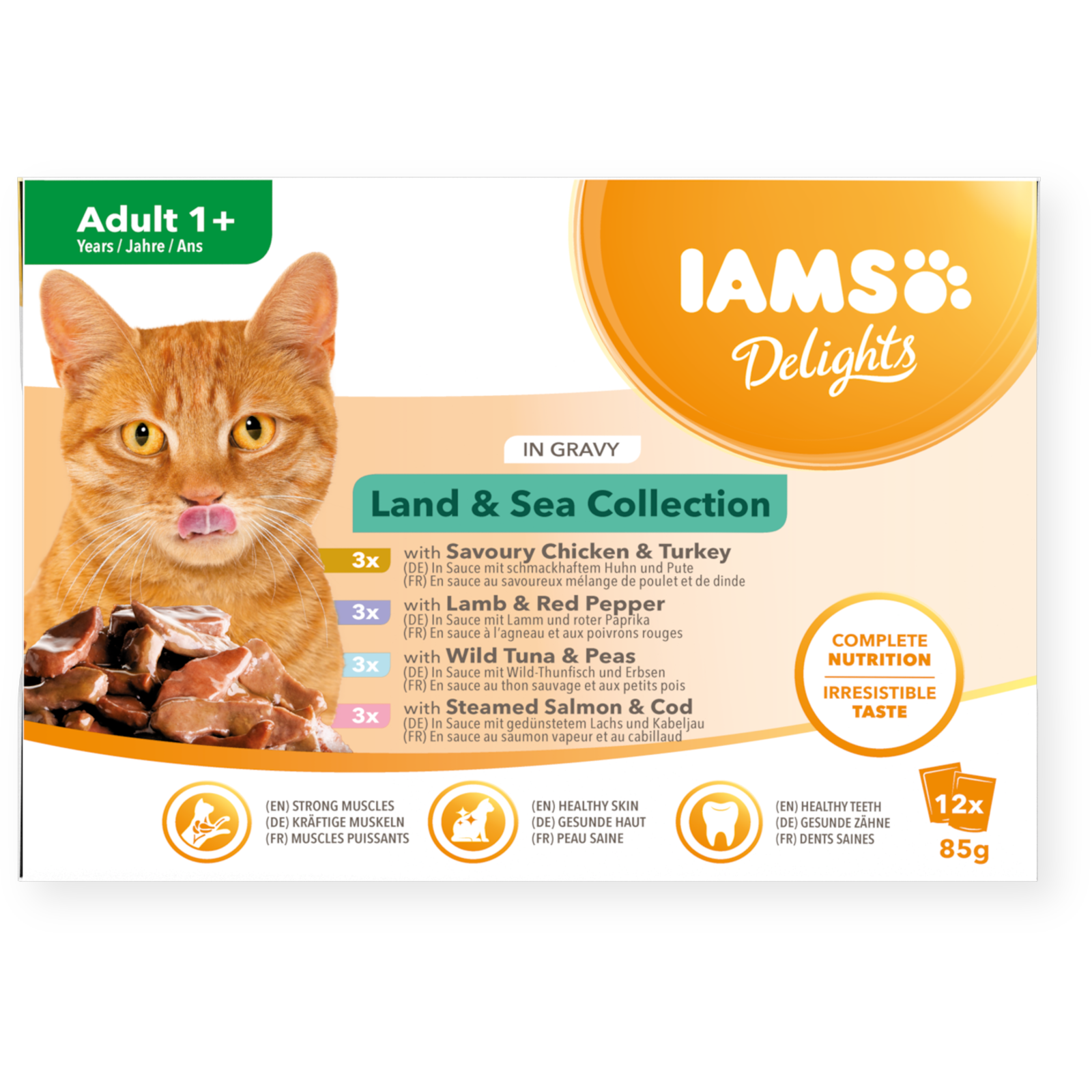 Iams Delights Gravy Multipack Land & Sea