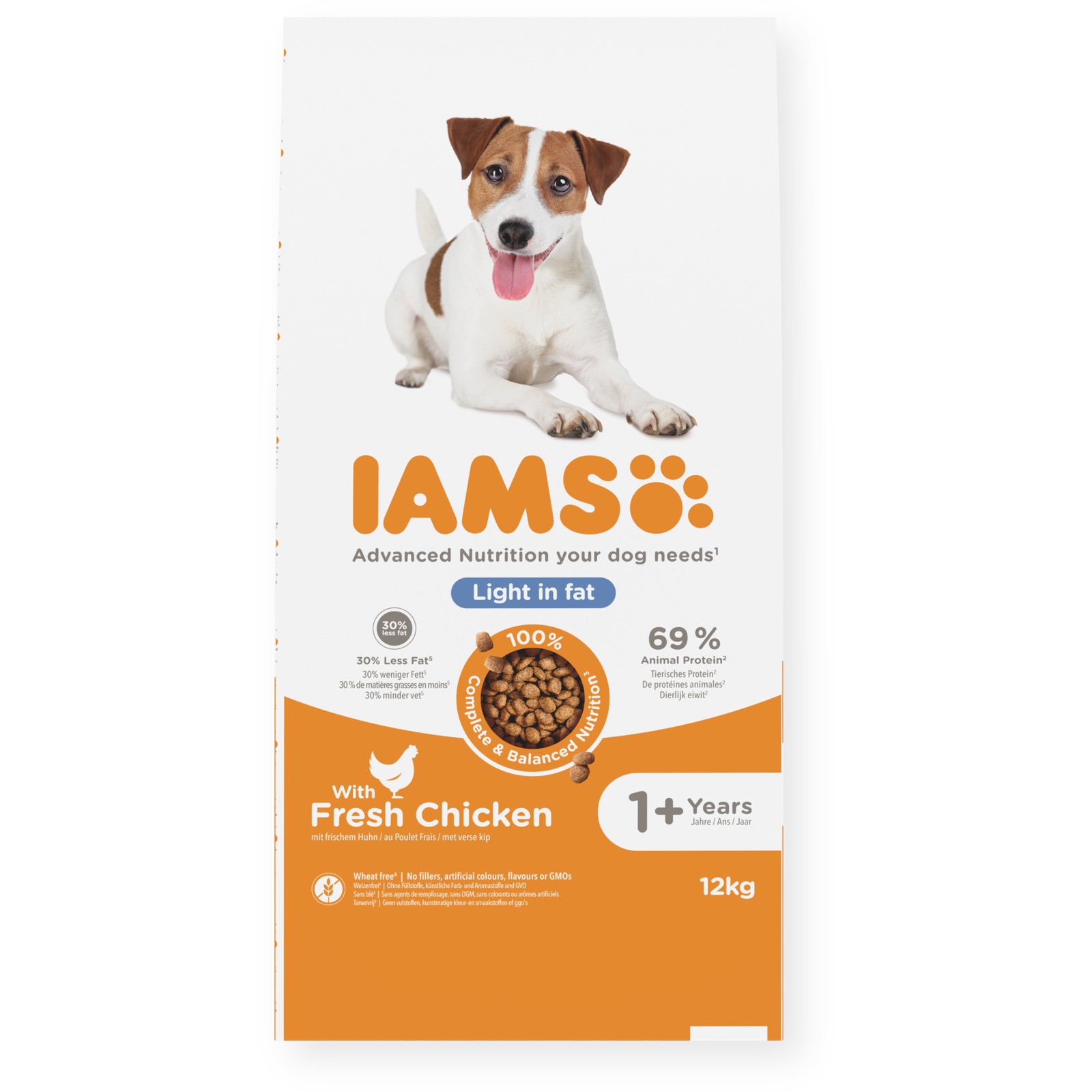 Iams Dog Adult Light in Fat 12 kg