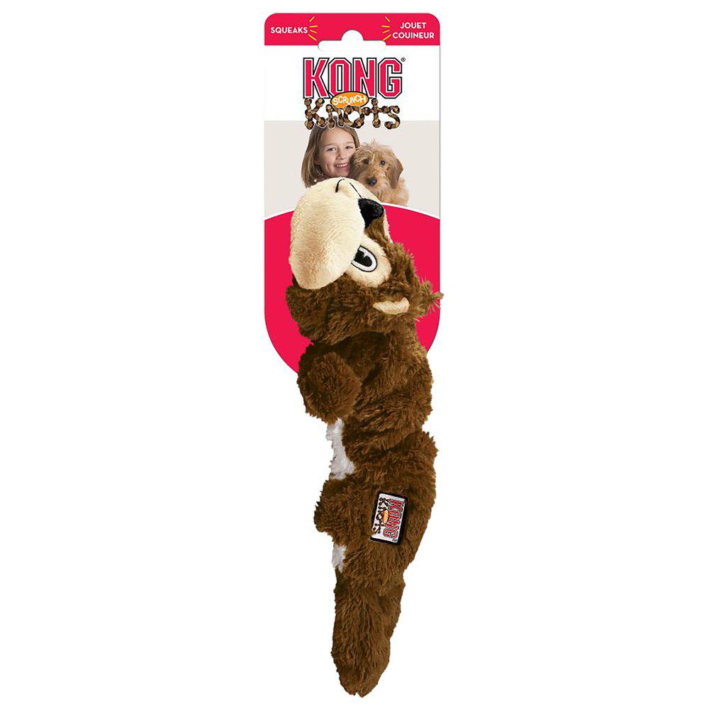 Kong Scrunch Knots Squirrel M/l