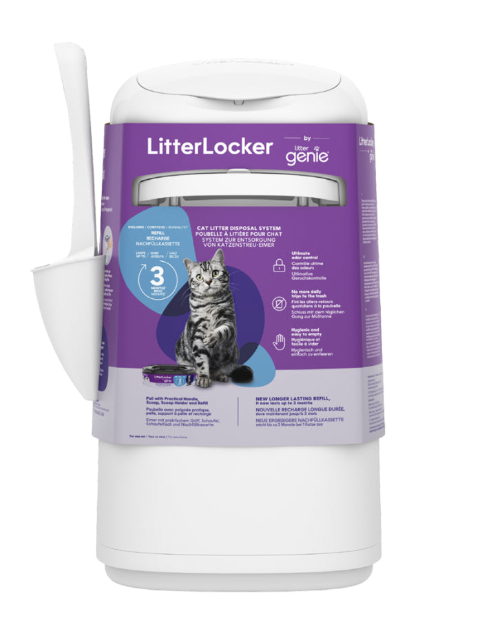 Litter Locker Genie - Soptunna 23 x 23 x 45 cm