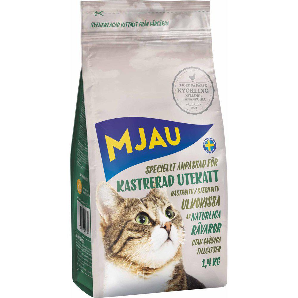 Mjau Kastrerad Utekatt 1,4kg