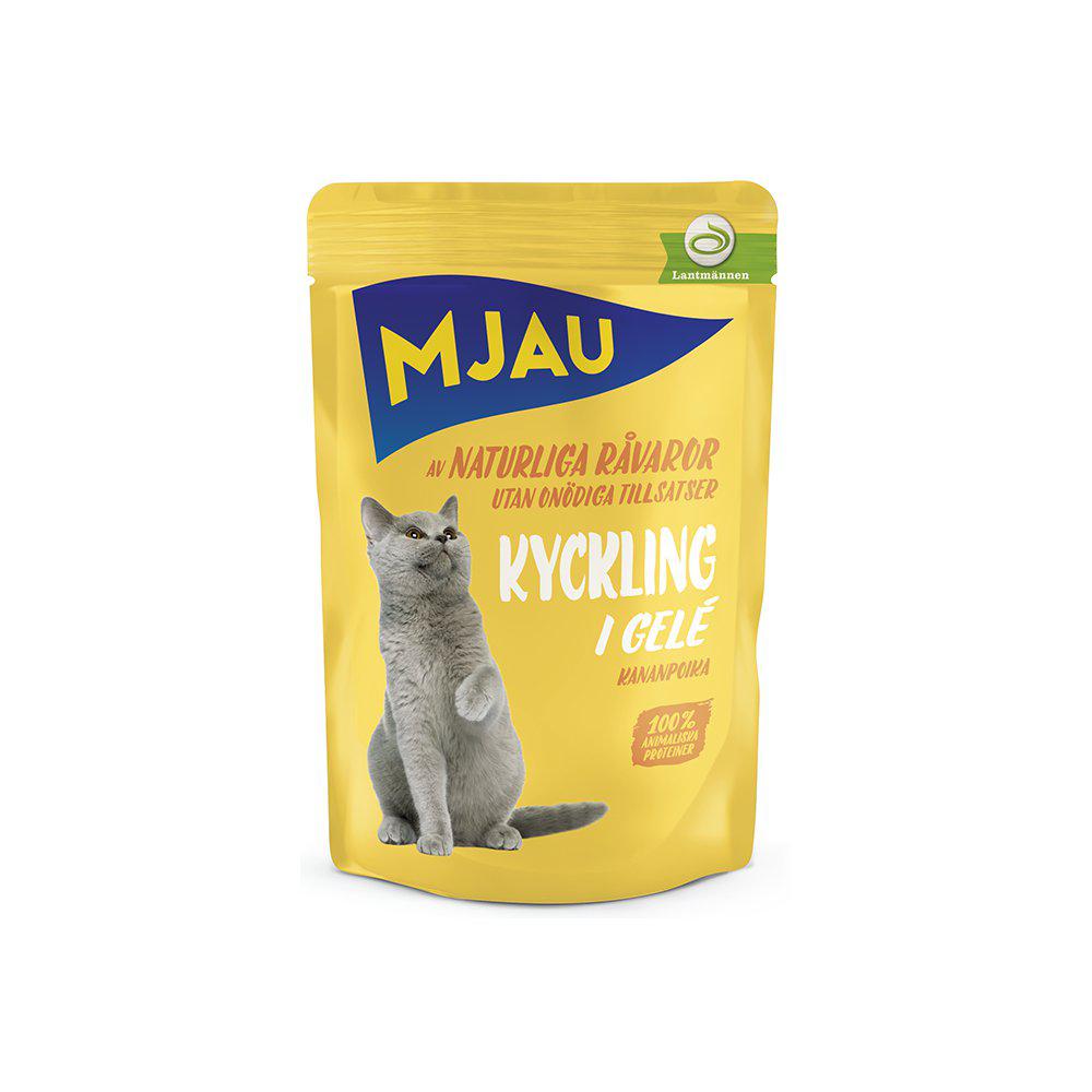 Mjau Pouch Kycklingi Gelé