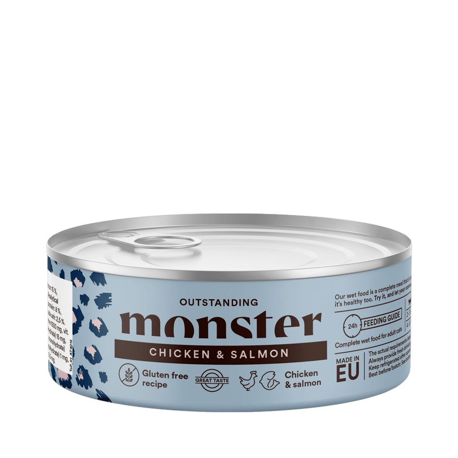 Monster Cat Adult Multi Protein Chicken & Salmon