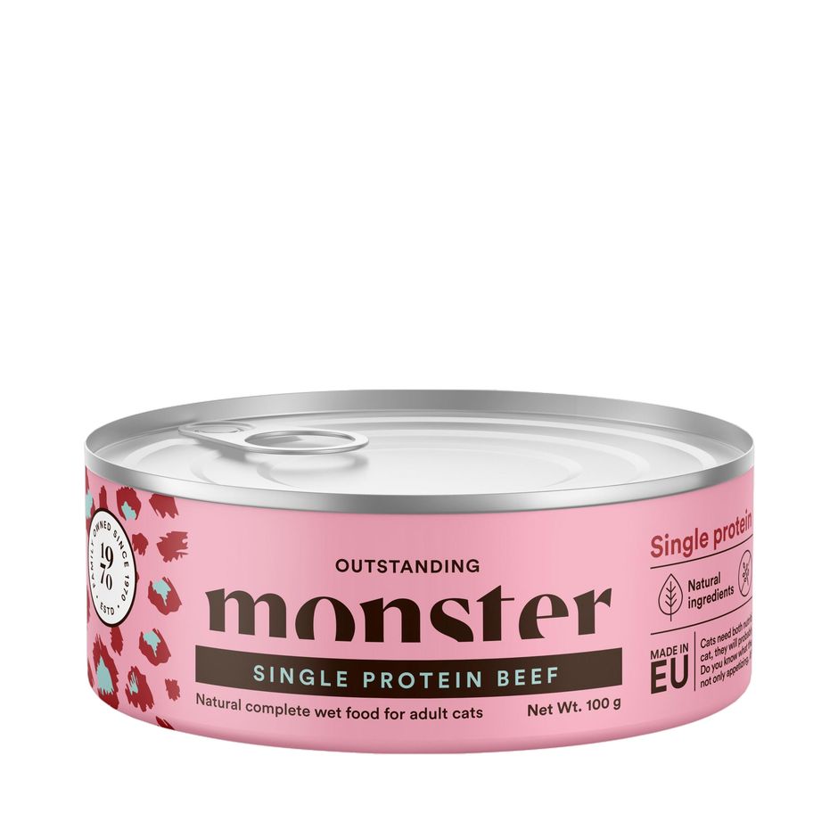 Monster Cat Adult Single Protein Beef