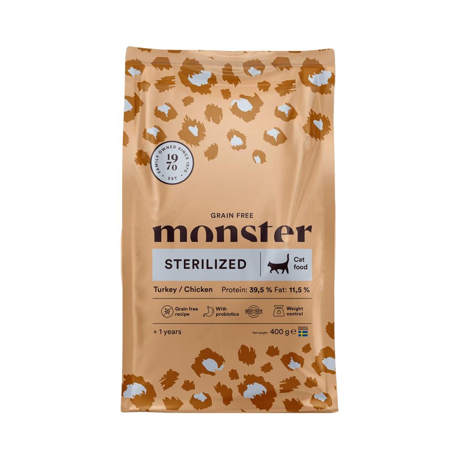 Monster Cat Grain Free Sterilized Turkey & Chicken